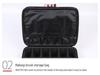 Three-Layer Waterproof Makeup Artist Travel Case: Portable Cosmetic Storage Bag