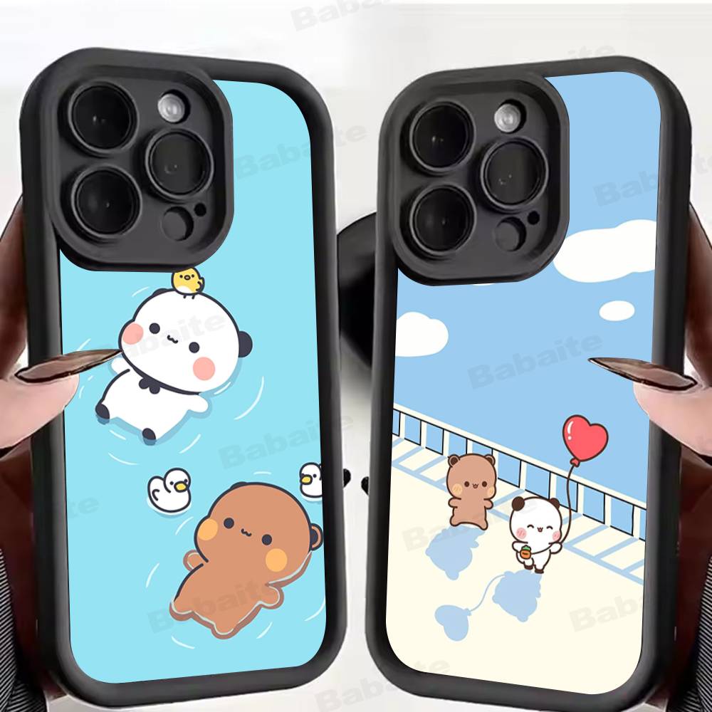 Cute Cartoon Bubu Dudu For iPhone 17 16 15 14 13 12 11 Pro Max Plus Phone Case Covers