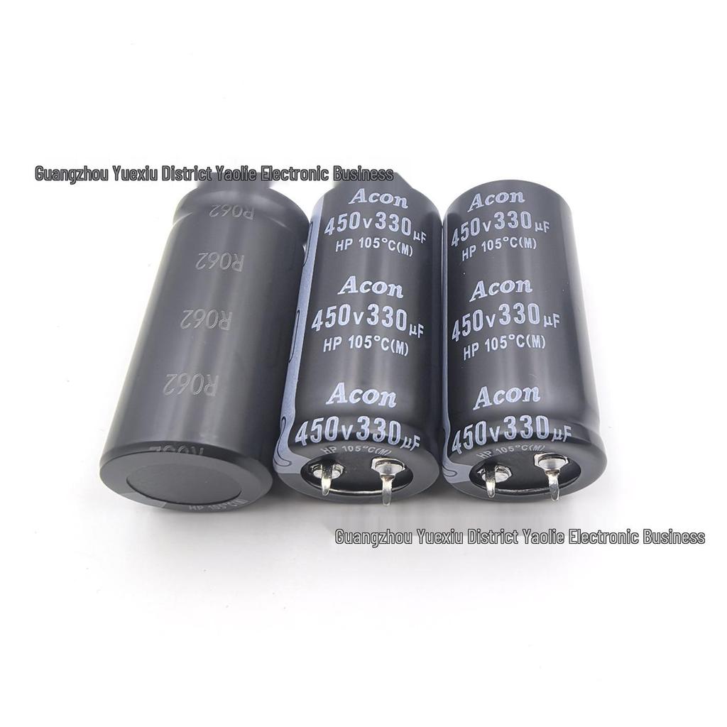 ACON 450V 330uF 25x50mm High Voltage Electrolytic Capacitor