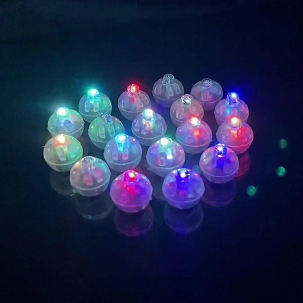 

50 шт. Маленькие вспышки Светодиодная лампа воздушного шара Новый светящийся шар Свадебные вечеринки