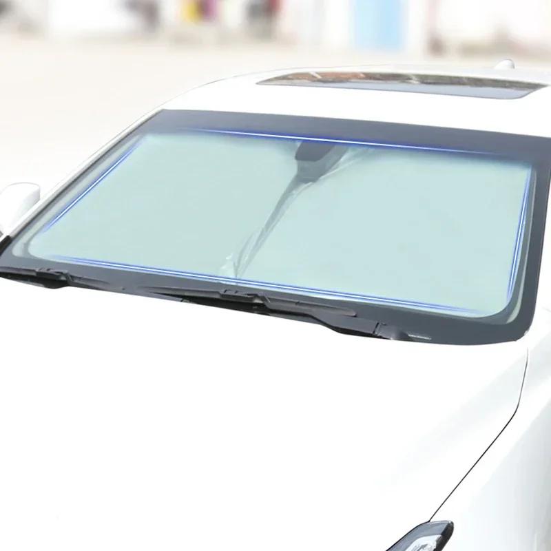 Predné okno auta Kryt slnečnej clony Slnečná clona Clona čelného skla Sklopná Automatická ochrana proti UV žiareniu Štýlové príslušenstvo závesov