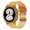 Case+Strap for Samsung Galaxy Watch 6 4 40mm 44mm Transparent Silicone Band Sport Bracelet Galaxy Watch 4 Classic 46 Accessories