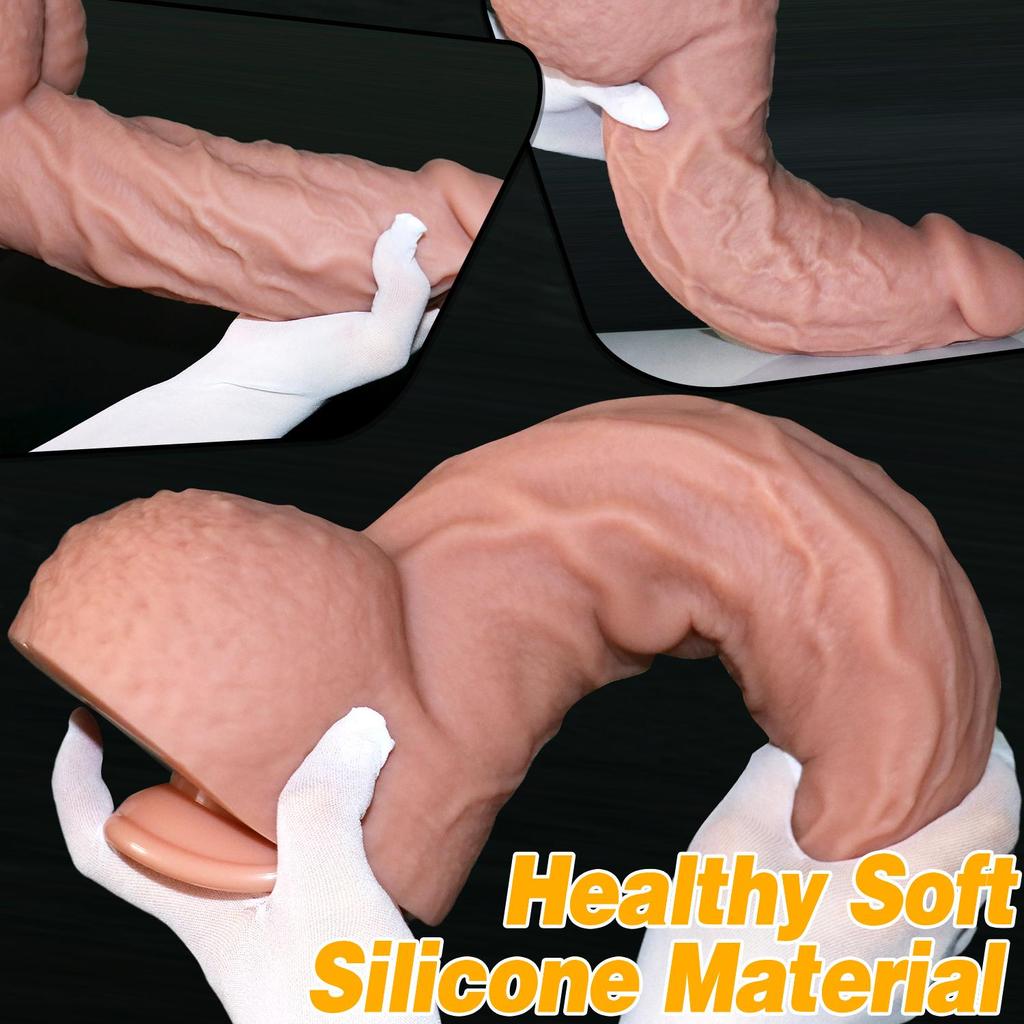 Huge Dildo Silicone Clit Massager G-Spot Stimulator Suction Cup Sex Toys for Women Masturbator