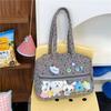 New Y2k Cute Large Capacity Ita Bag Lolita Girls Transparent Bag DIY Badge Display Shoulder Bag Fashion Comic Exhibition Handbag