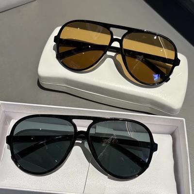 1/2Pcs New Fashion Sunglasses For Women Men Pilot Round Eyewear Outdoor Driving Glasses Uv