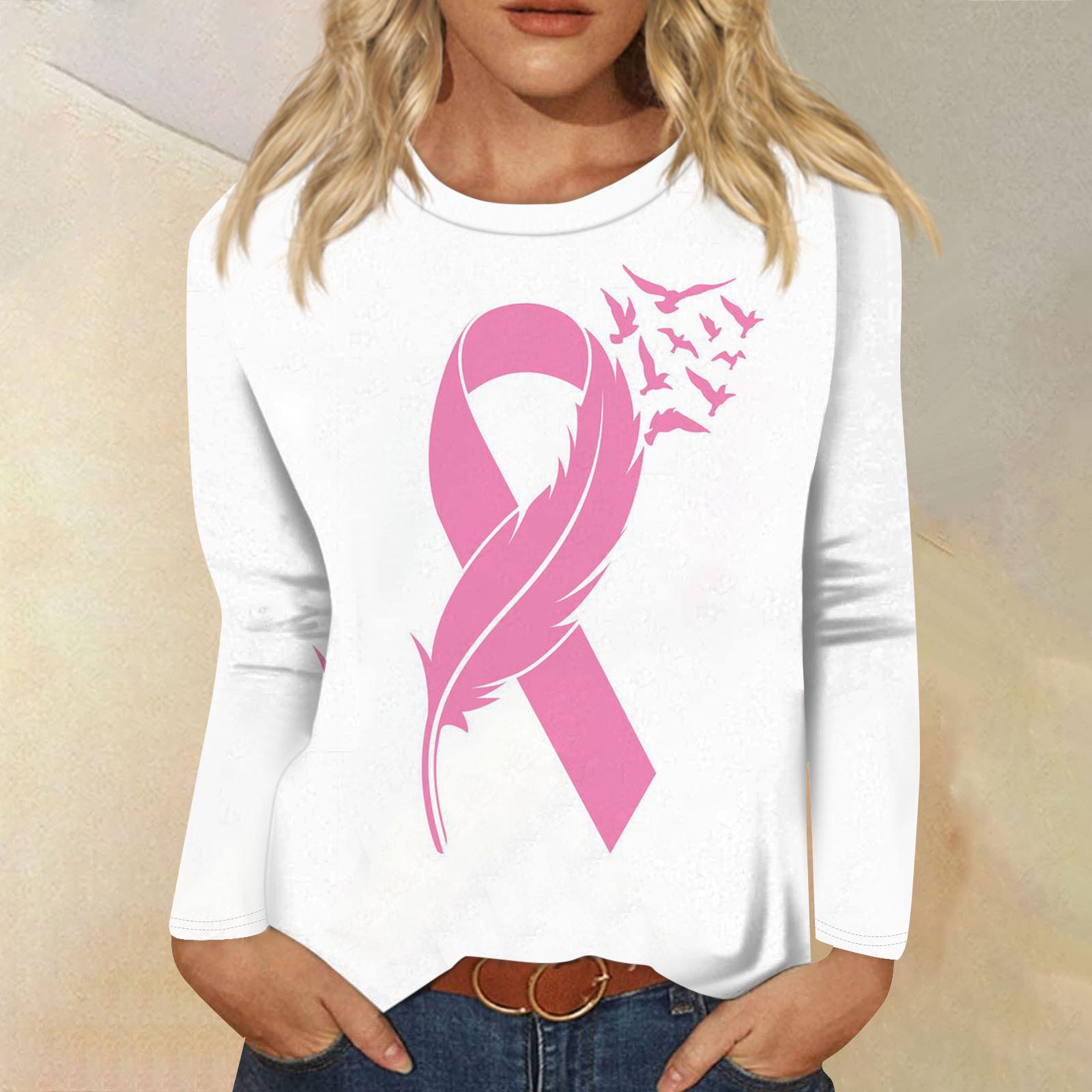 Женская модная повседневная футболка с круглым вырезом и длинным рукавом в стиле ретро — фото 11