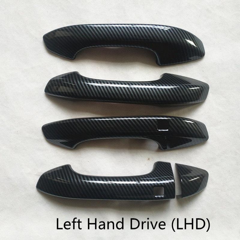 Door Handle Cover Trim for Kia Optima K5 New DL3 V MK5 GT Line Plastic Car Accessories Imitation Carbon Fiber 5 Pcs