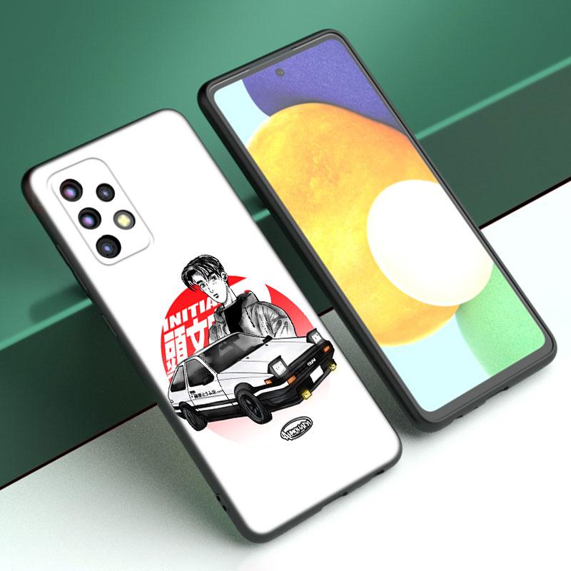 Initial D AE86 Phone Case For Samsung A13 A22 A24 A32 4G A23 A25 A34 A35 A52S A53 A54 A55 A73 5G A12 A14 A15 A31 A33 A50 A51 A72
