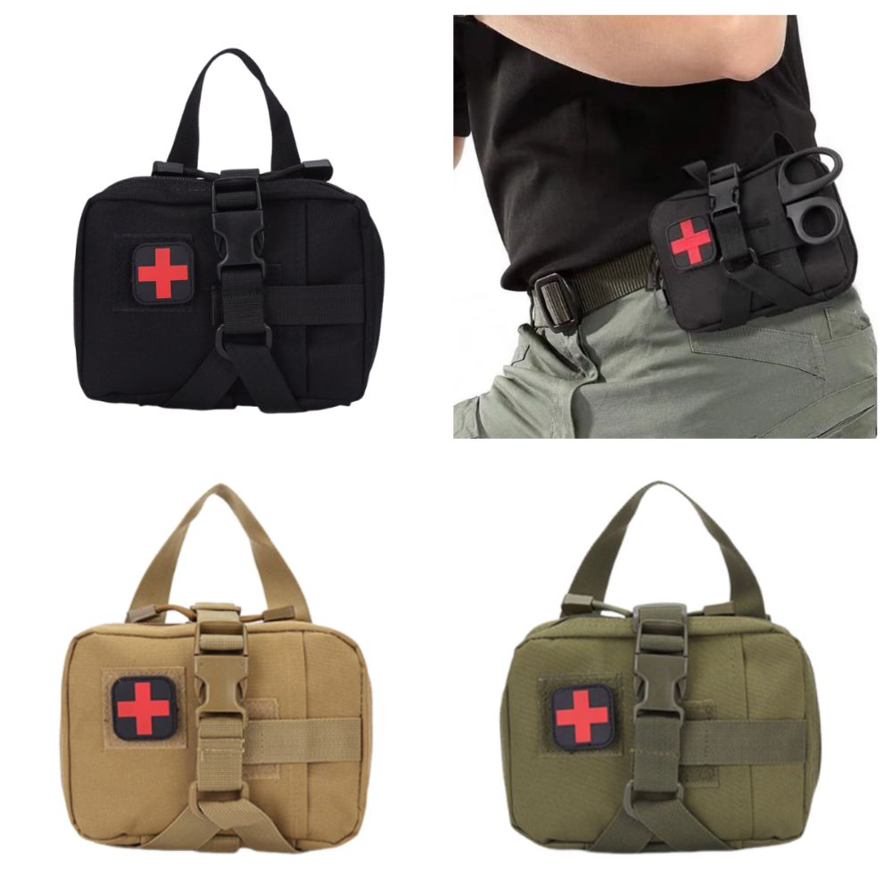 Portable Survival Bag Small Belt Waist Bag Pouches Portable Medicine Bag  Hiking
