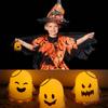 6PCS Creative Halloween Luminous Ghost Keychain Luminous Hanging Ghost Pendant LED Party Ghost Light Gifts Bag Charms