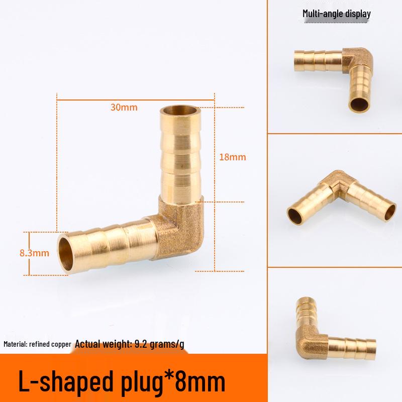 Miedziana Pagoda Trójnik Typu Y Dysza do Rury Gazu Ziemnego, Zielona Głowica, Dostępna w Rozmiarach 6/8/10/12.