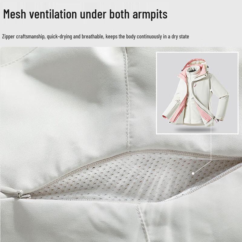 FIRS Men's 3-in-1 Outdoor Windproof Jacket