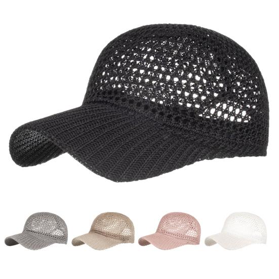 Summer Mesh Baseball Cap for Men Women Curved Brim Trucker Hat Quick Dry Baseball Hat for Outdoor Sports Running