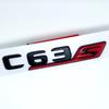 Letters Numbers Emblem C63 C63s V8Biturbo for Mercedes Benz AMG Car Fender Trunk Rear C205 S205 W205 Logo Sticker RK1