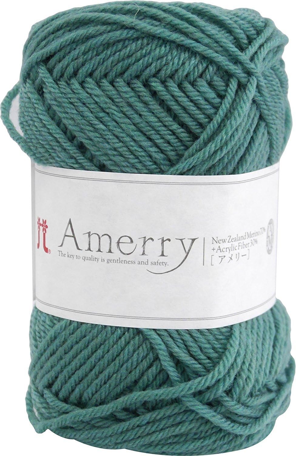 

Hamanaka Amelie Medium 5 Set of 2261 Yarn, Weight, Col. 12, Green, 40g, Approx. 110m, Balls,