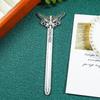 Elegant Power Ring Hairpin Bookmark: The Perfect Gift for Book Lovers, Lovers, and Friends.