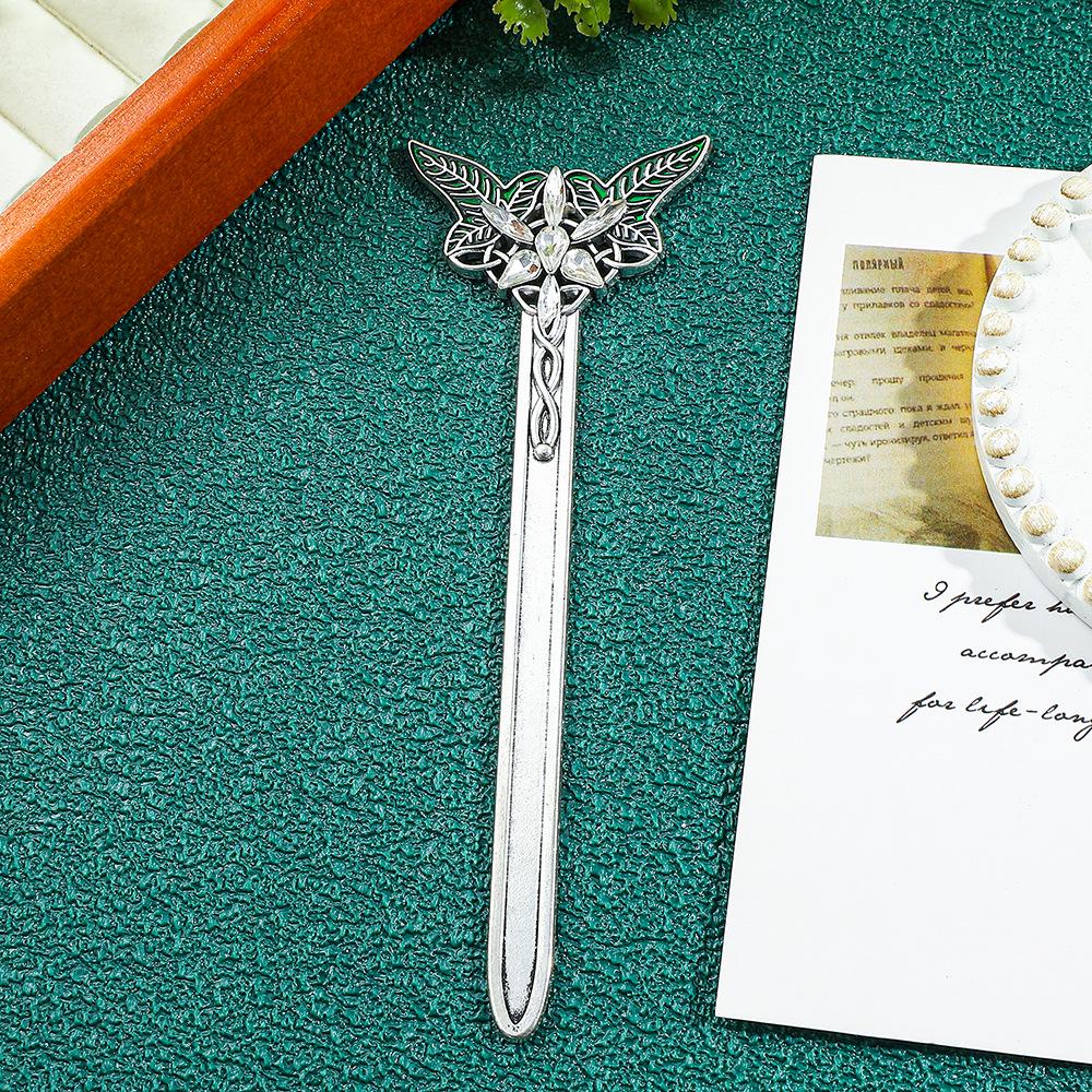 Elegant Power Ring Hairpin Bookmark: The Perfect Gift for Book Lovers, Lovers, and Friends.