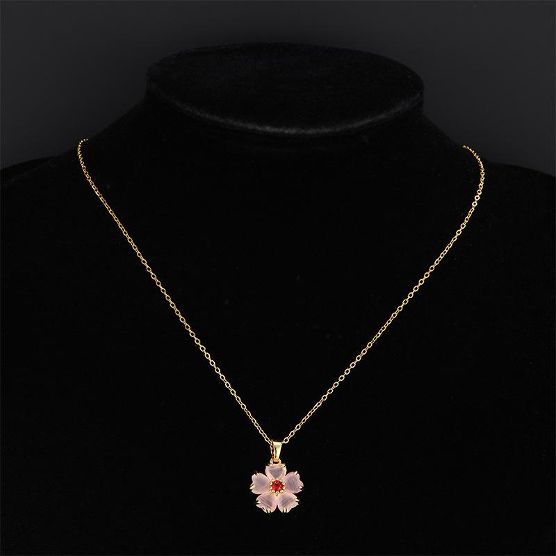 

Легкое роскошное розовое ожерелье Love для женщин, высокое качество, универсальная темпераментная цепочка на ключицу, аксессуары