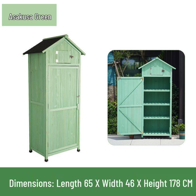 Outdoor Anti-Corrosion Sunscreen Storage Cabinet for Garden and Courtyard