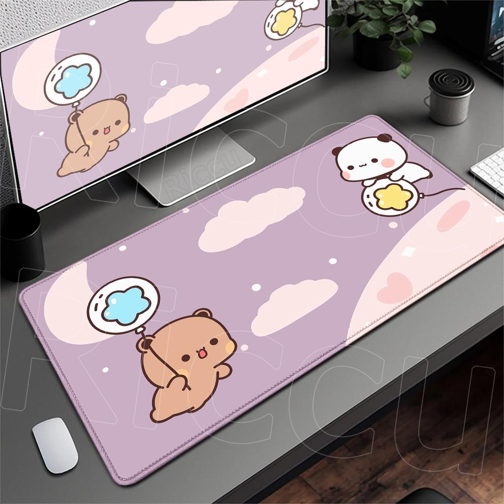 Anime Mousepad Kawaii Bubu Dudu Laptop Office Extend Deskmat PC Gaming Accessories HD Print Cute Rubber Carpet Non-slip Keyboard