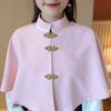 Retro Alloy Snap Clips for Cardigans and Scarves - Elegant Decorative Buckle Pair