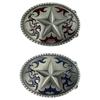 Replacement Belt Buckle Retro Star Metal Leather Craft Belt Buckle Photo Props Punk Belt Buckles for Men Women