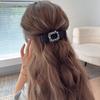 Bow Hair Clip with Exquisite Crystal for Women's Ponytail, High Quality
