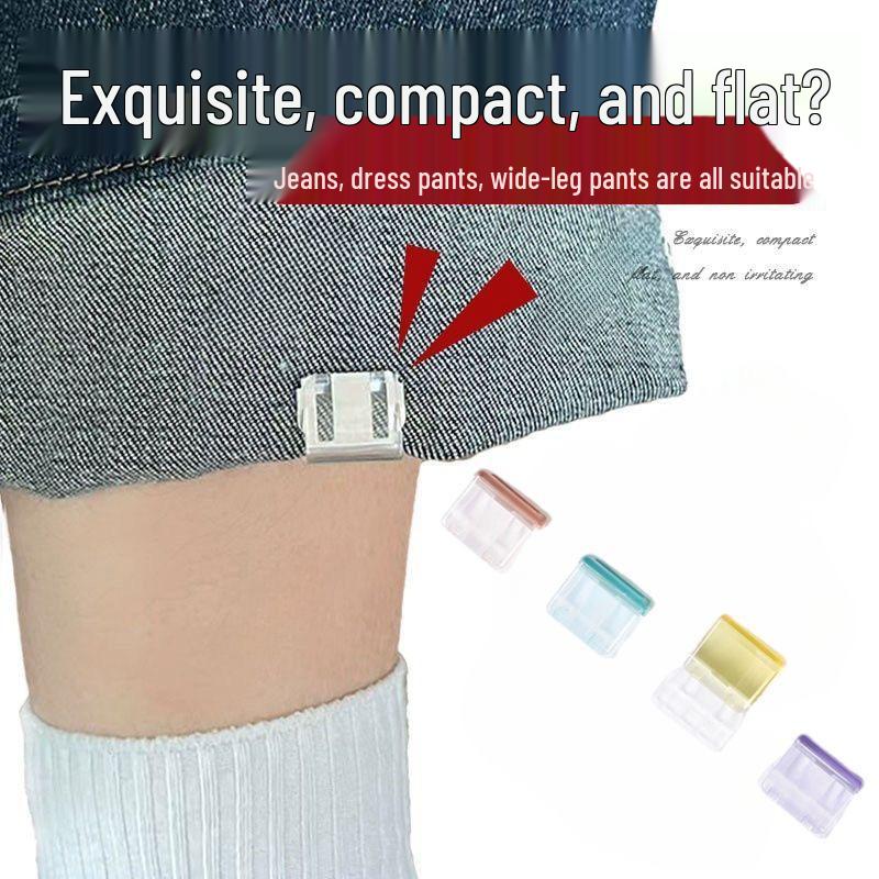 Trouser Leg Anti-Dragging Clip: No Roll-Up, No Sew, Easy Shortening Buckle