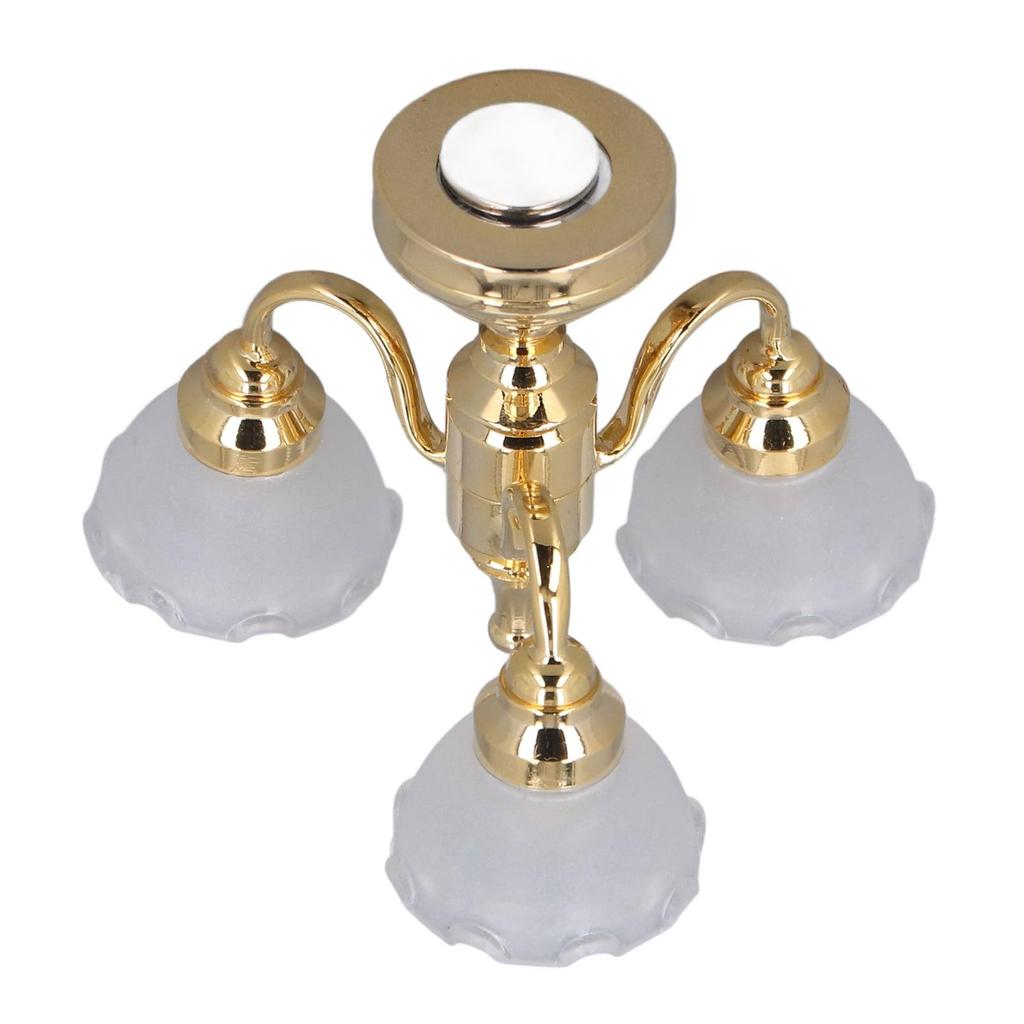 1:12 Dollhouse Chandelier, Dollhouse Decoration, Dollhouse Ceiling Lamp