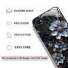 Vintage Floral Stylish Lotus Flower Tempered Glass Phone Case for Motorola Moto G85 G84 G75 Edge 50 Fusion 40 Neo 30 Pro Covers