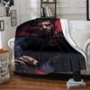 1pc Superman Cityscape Flannel Blanket Soft Warm Throw for Home, Office, Travel, All-Season Cozy Bedding Gift L1457