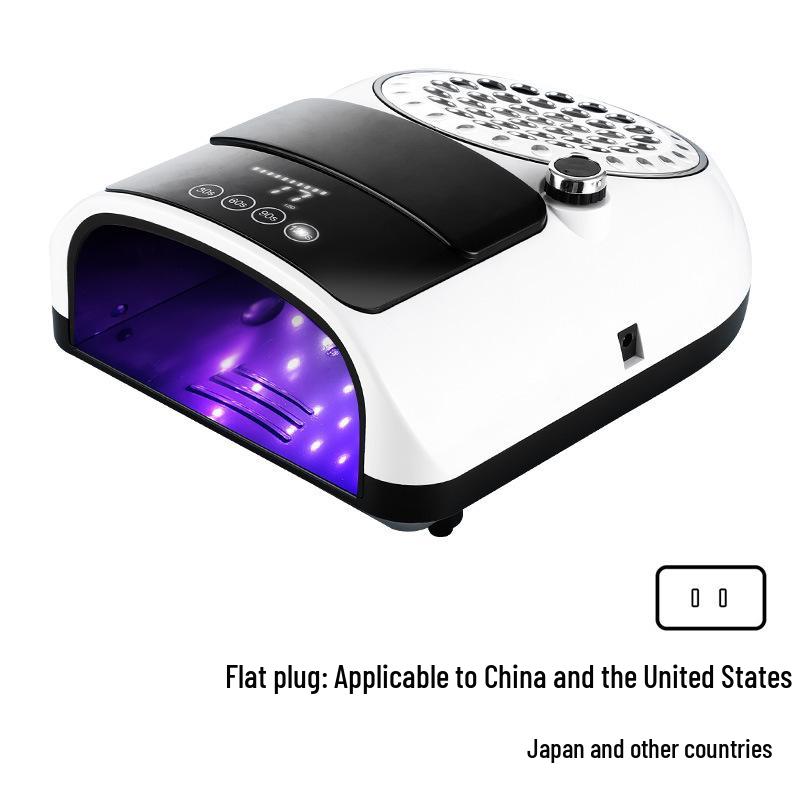 

126W 2-in-1 Nail Lamp & Gel Curing Lamp with 60W Dust Collector and Replaceable Filter
