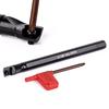 4PCS Lathe Turning Tool Holder + CCMT09T304 Carbide Inserts + T15 Wrench