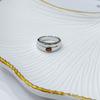 Серебряное кольцо с натуральным гранатом 0.6ct, вес изделия 5,42 гр (2171553)