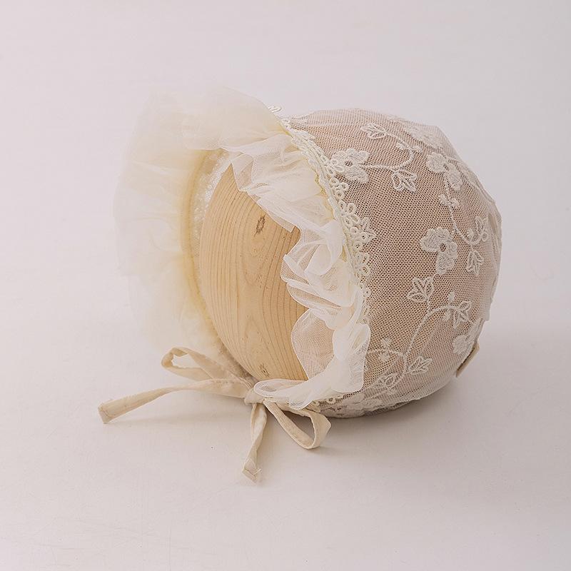 Korean Baby Hat 2026 Lace Girl Breathable Court Hat Baby Tire Cap Wholesale