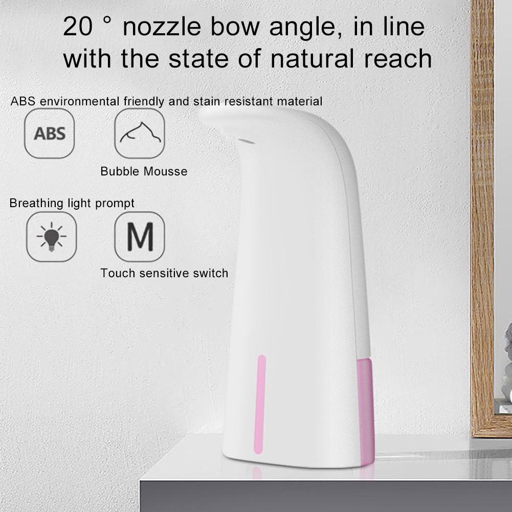 

250 мл Ванная Кухня Бесконтактный интеллектуальный датчик Автоматический дозатор жидкого мыла белый