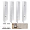 2026 New 4 Pcs Garage Door Seal Guard, Weatherproofing Shield Seal Strip Door Sweep Barrier for Garage Home