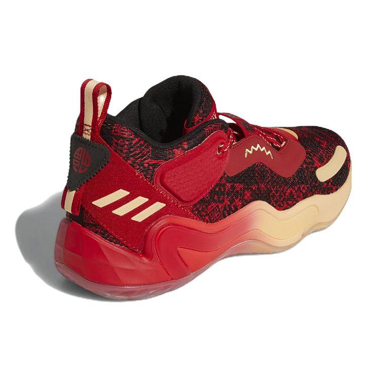 Adidas D.O.N. Issue #3 GCA Chinese New Year Unisex Sneakers Red Scarlet Pulse-Amber GY0328