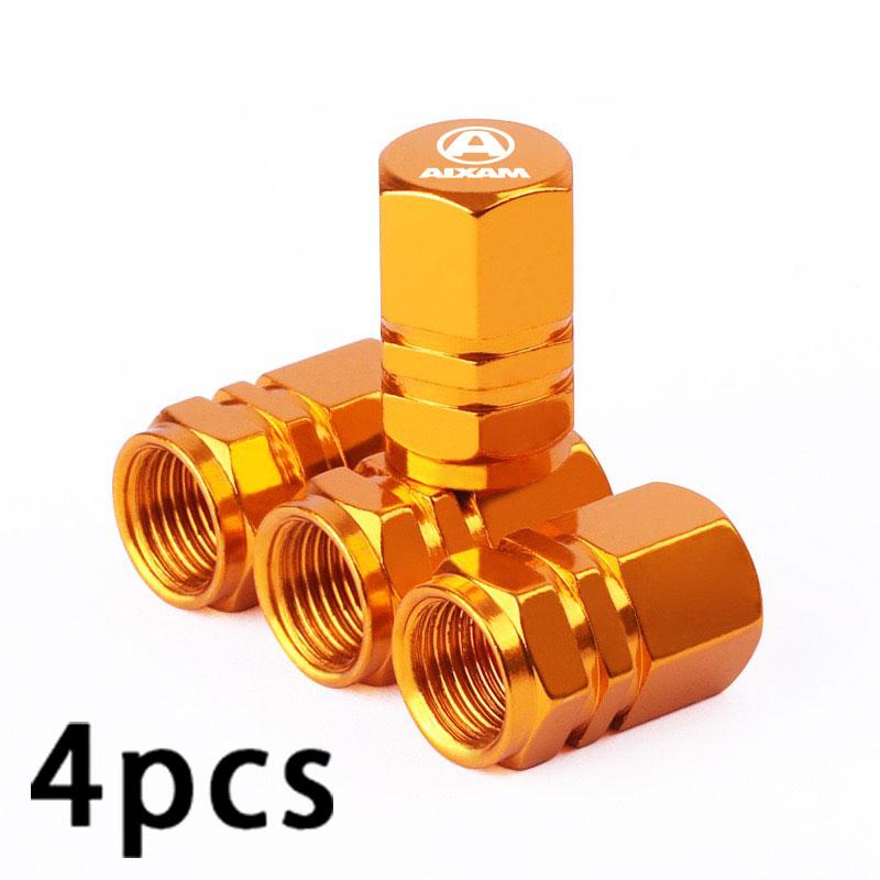 

4PCS Colorful Car Accessories Car Tire Valve Cap For AIXAM City S 4 6 7 Crossline 4 6 Minauto Roadline Scout