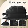 Portable Outdoor Travel Hat Carrier Case Cap Storage Hard Shell Hat Protective Box Hat Travel Case Baseball Cap Carrying Bag EVA