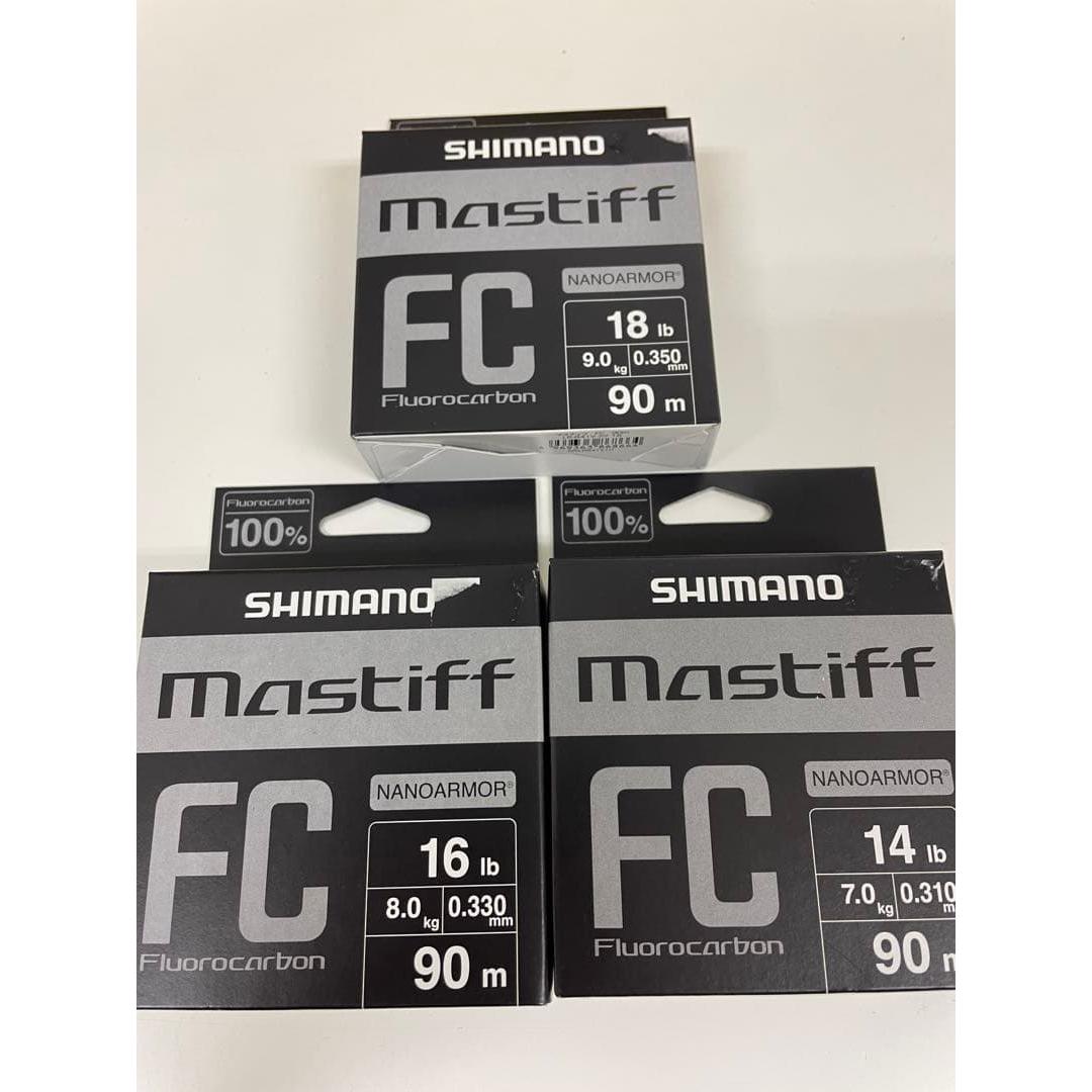 Used Shimano Mastiff FC 14 16 18lb Fluorocarbon Fluoroline