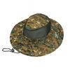 Men's Sunscreen Visor Cap Mesh Breathable Digital Camouflage Bucket Hat Outdoor Foldable Big Eaves Mountaineering Fishing Hat