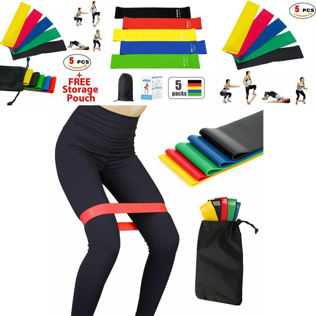 Langlebiges Umweltfreundliches Latex Trainings-Widerstandsbänder Schlaufen-Set Für Crossfit Yoga Fitness
