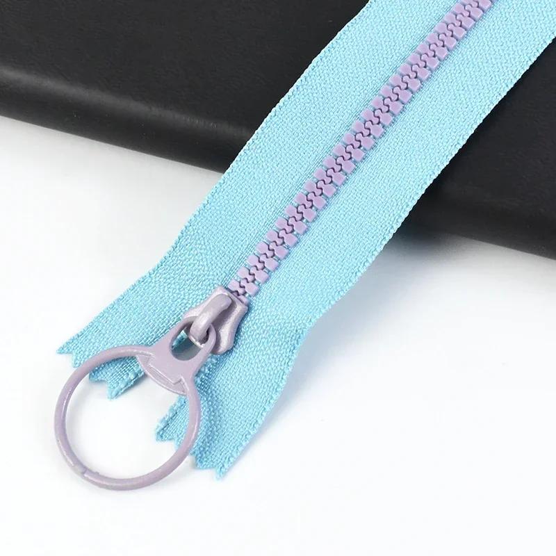 5/10Pcs Meetee 15-40cm 3# Close-end Resin Zippers Decorative Zips for Bag Pocket Zip Repair Kit DIY Garment Sewing Accessories