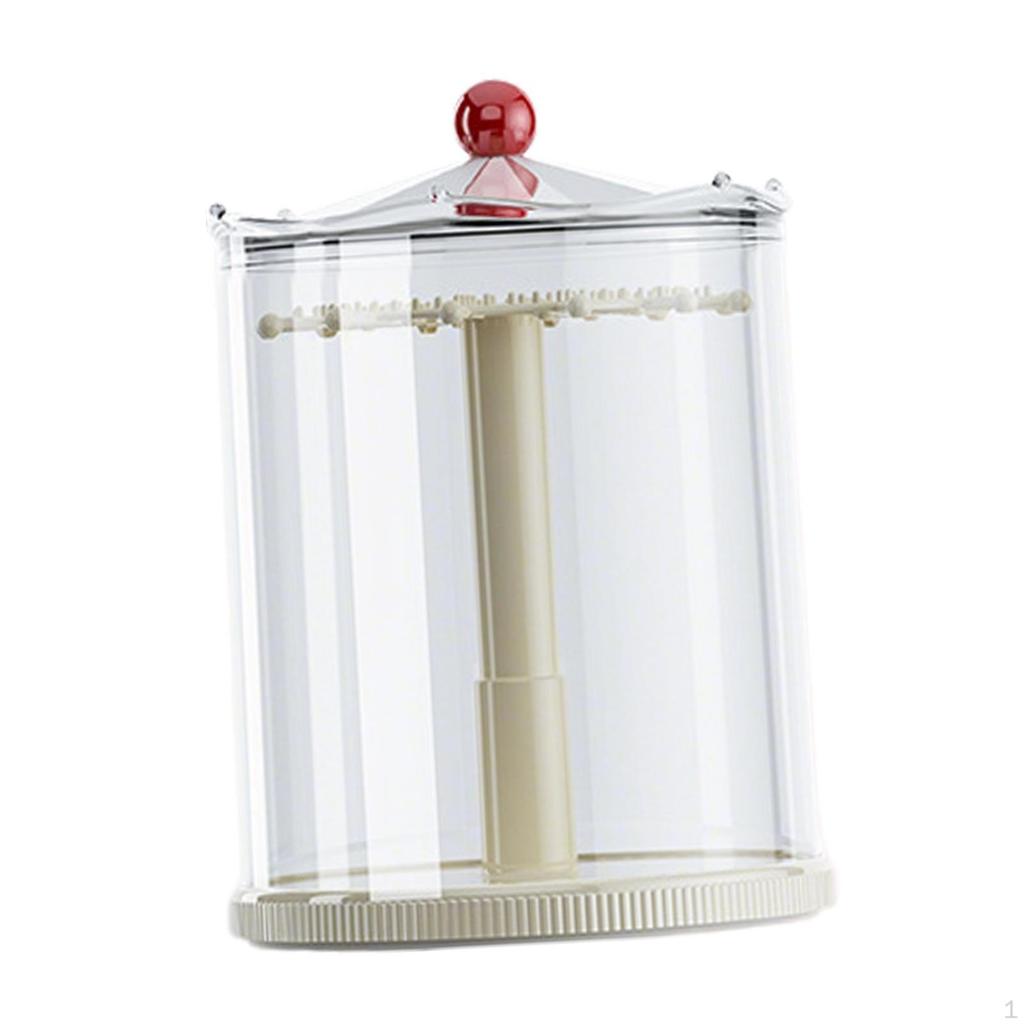 Vitrine für Puppen Box Sammlerstücke Drehbar Spielzeug Theke Rundum Aufbewahrung