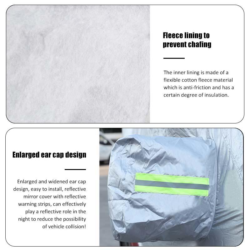 Waterproof All Weather Windshield Sunshade Leather Car Cover Fit for Jeep Wrangler JK JL 2-Door Version Exterior Accessories