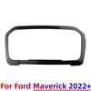 For Ford Maverick 2022 2023 2024 Car Dashboard Trim Interior Instrument Panel Frame Cover Sticker ABS Carbon Fiber Accessories