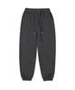 NTET [Fleece Lined] Plain Elastic Banded Jogger Pants Charcoal