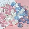 Transparent Rose Pearl Camellia Card Materials - Handmade Japanese Style Accessories