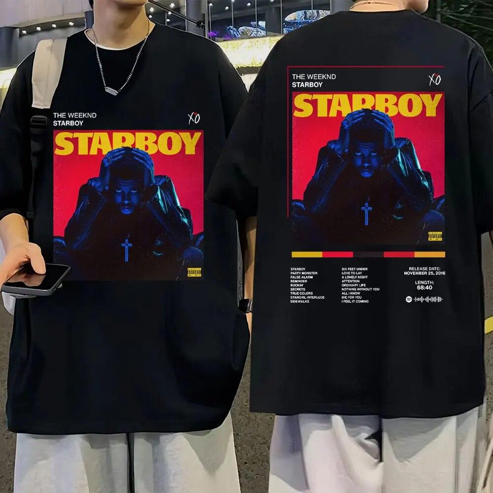 

Singer The Weeknd After Hours Hip Hop Vintage T Shirt Unisex Women Fashion Oversized Tshirts Gothic Streetwear T-shirt Short Sleeve